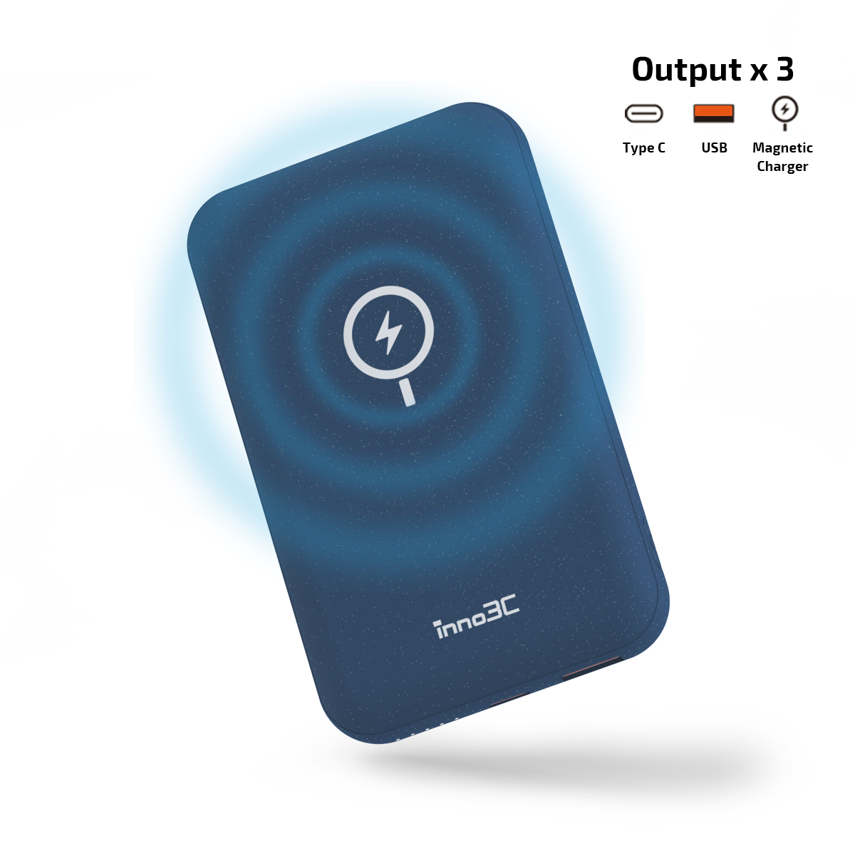 inno3C i-MP10 磁吸無線移動電源帶折疊支架, , large image number 0